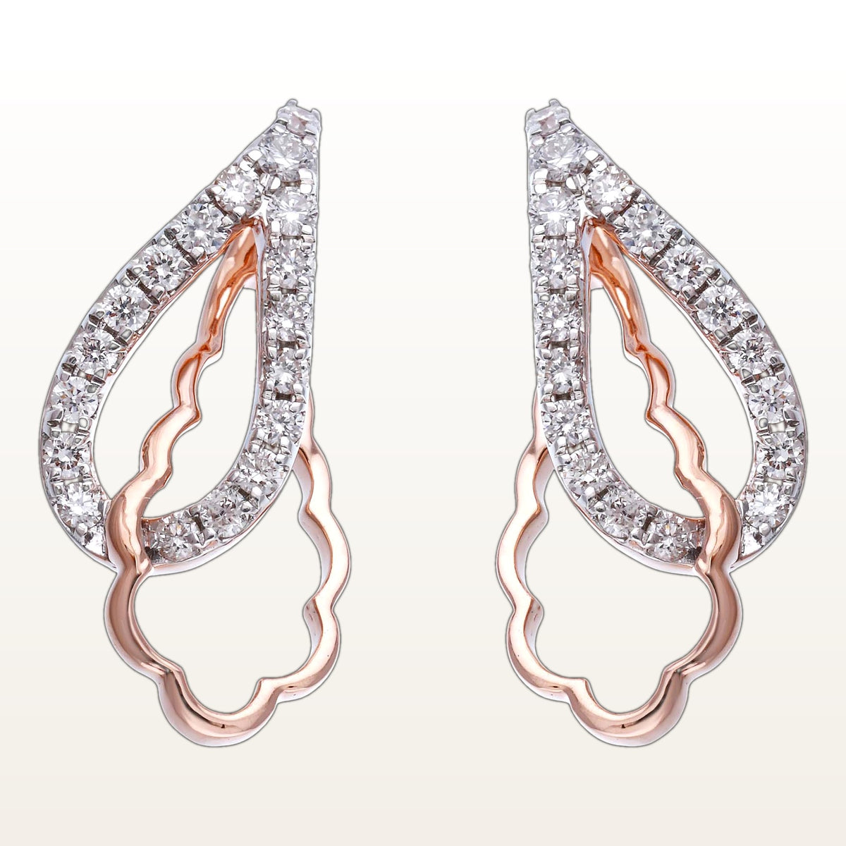 Nishka rose gold diamond derwl 54127