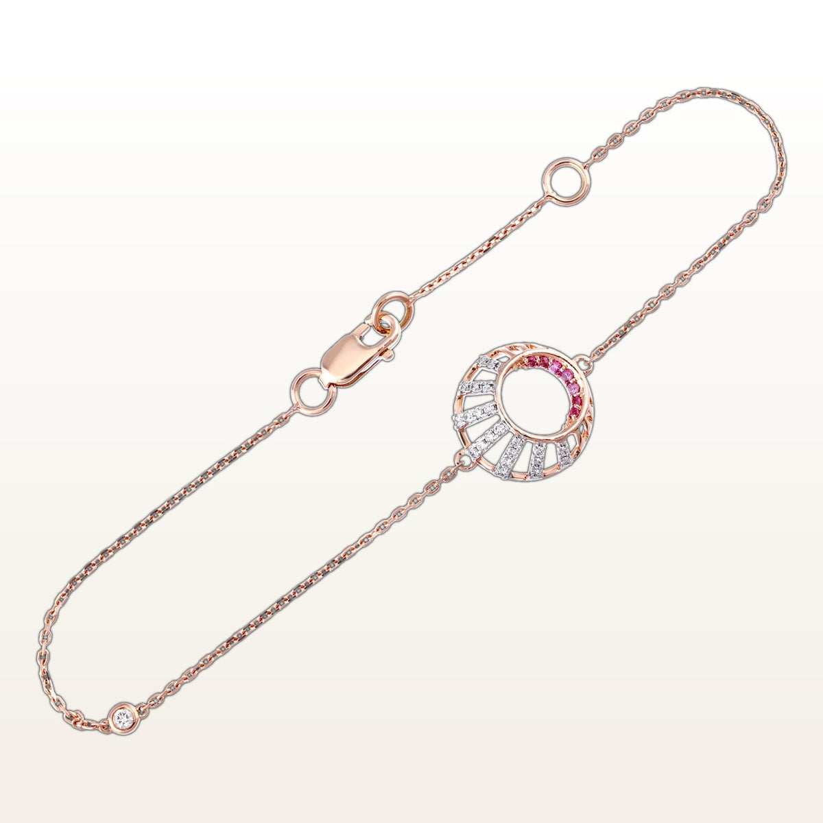 Nishka rose gold diamond    dbrwl 1787