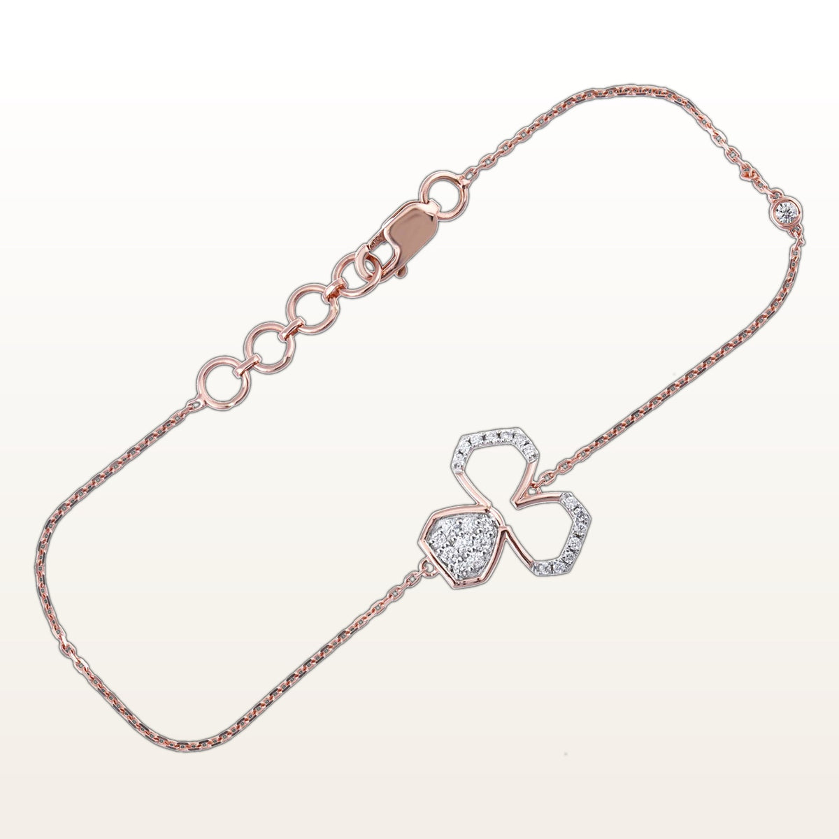 Nishka rose gold diamond    dbrwl 1789