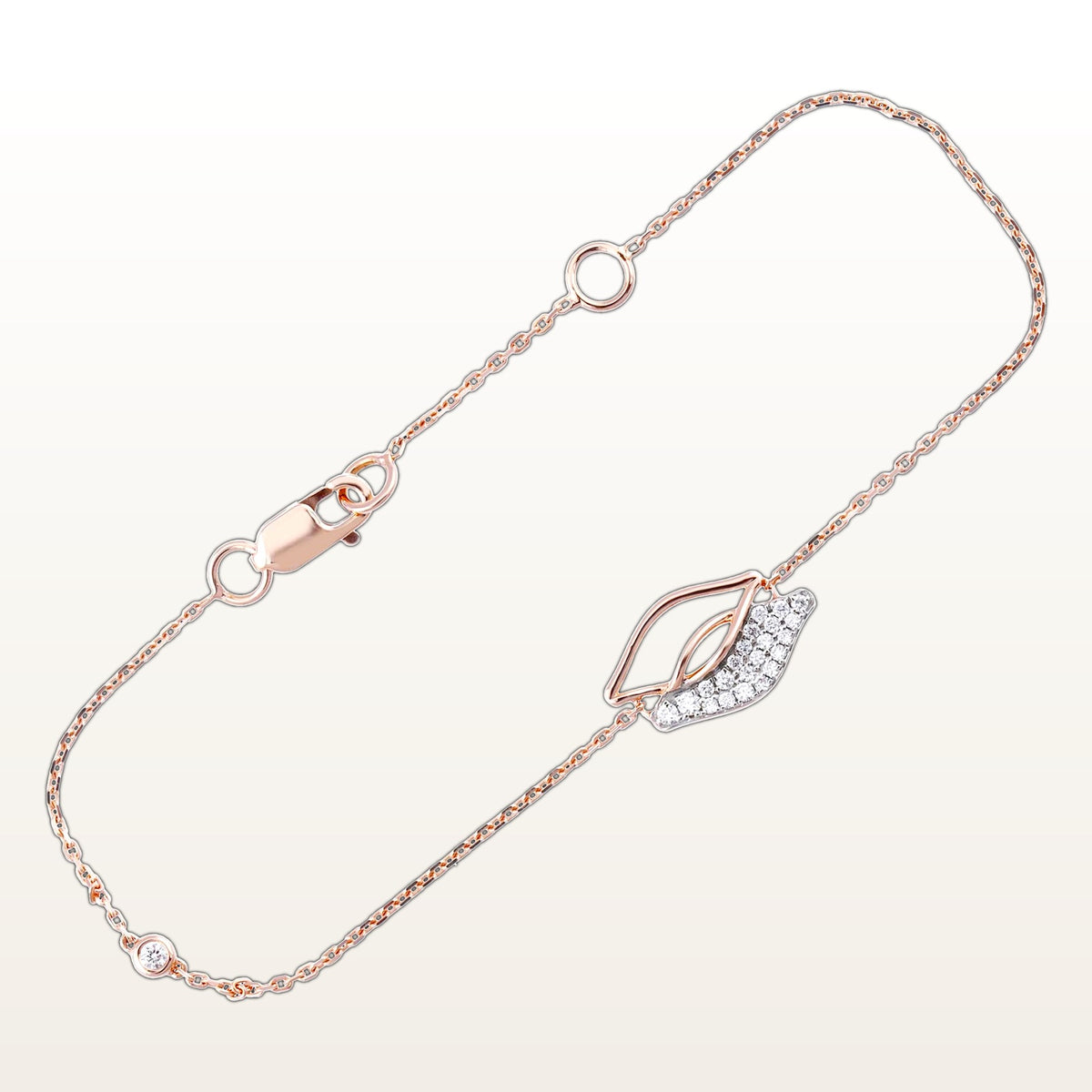 Nishka rose gold diamond    dbrwl 1793