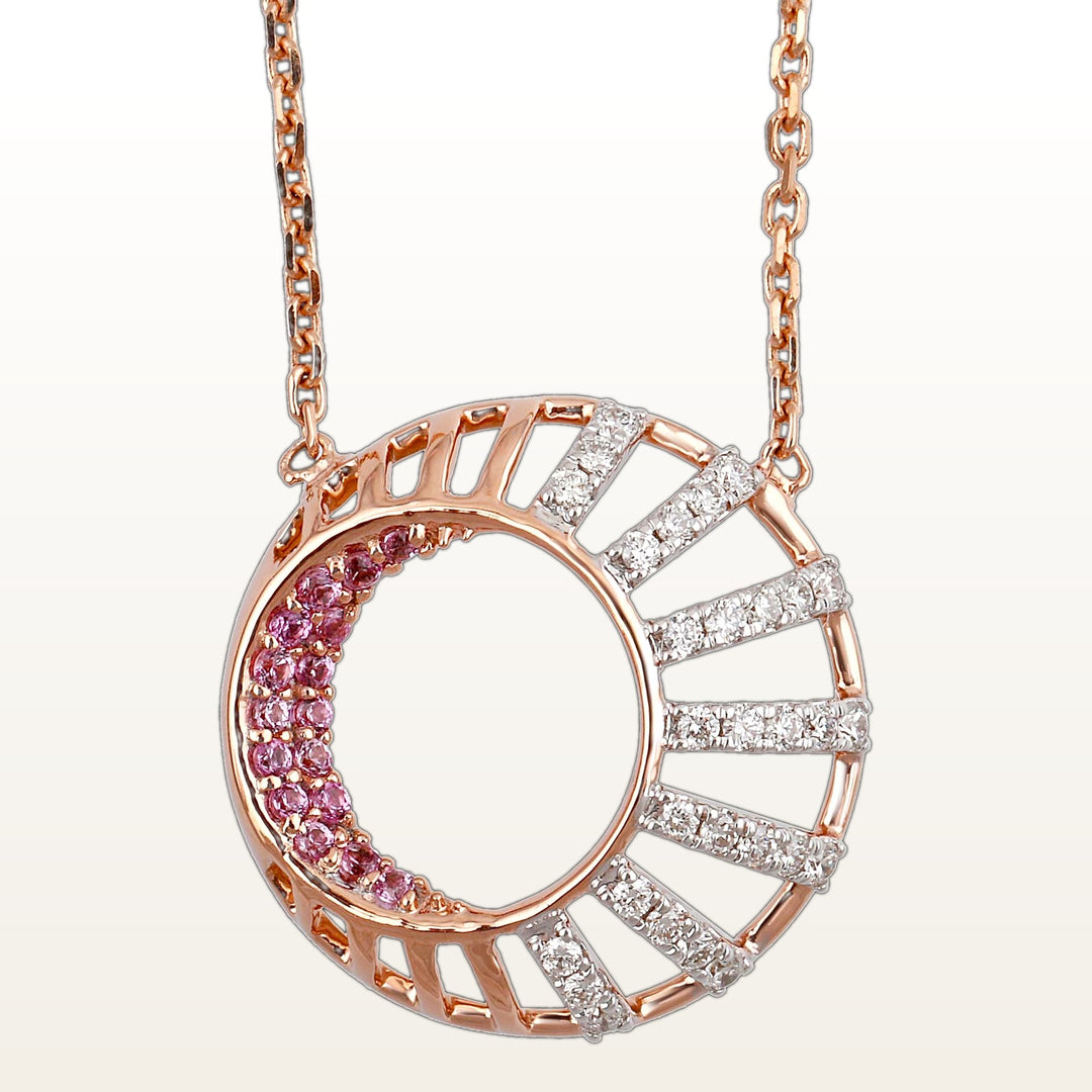 Nishka Rose Gold Diamond  - DCPWL-28325