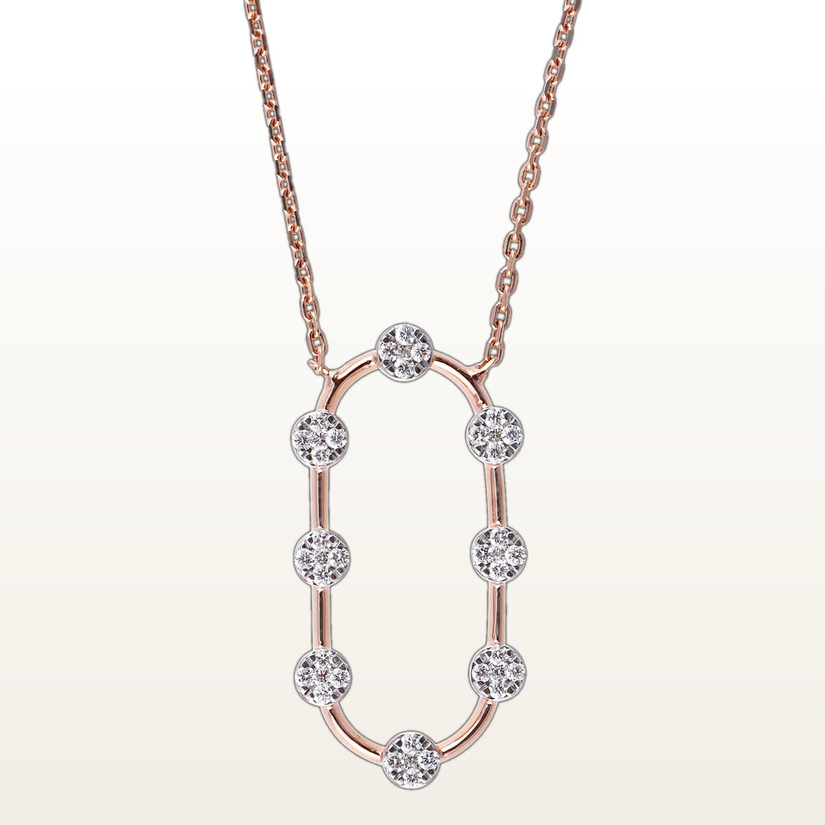 Nishka rose gold diamond    dcpwl 30488