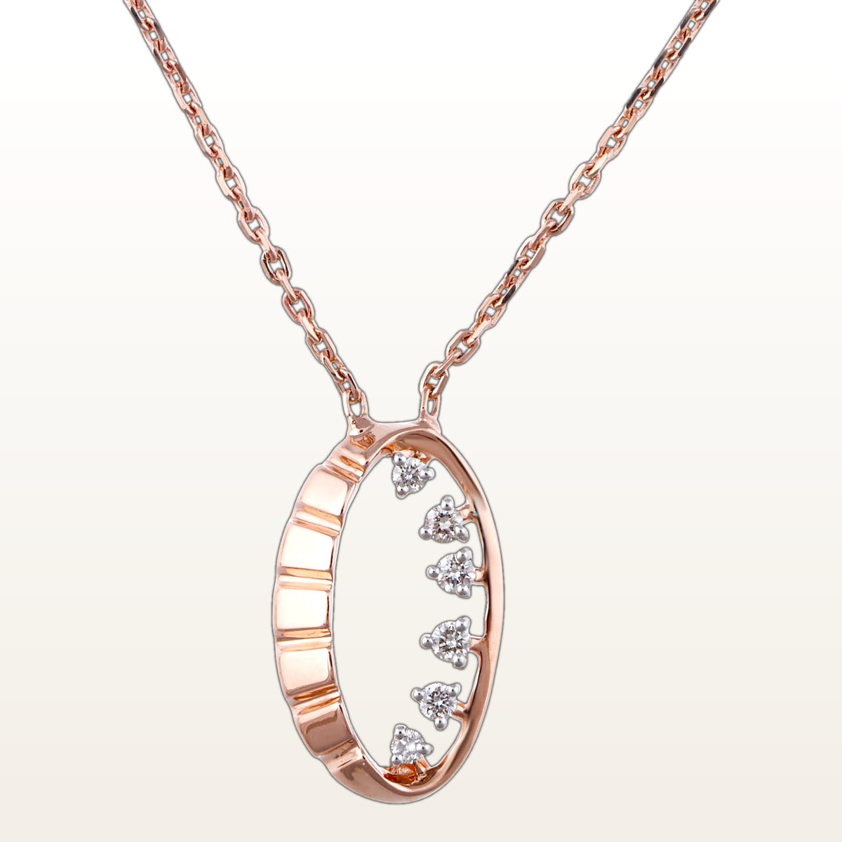Nishka rose gold diamond    dcpwl 30489