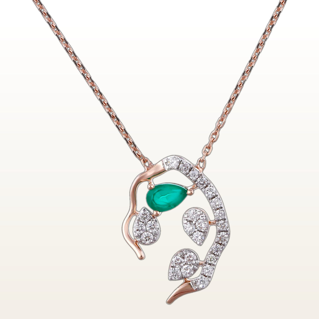 Nishka Rose Gold Diamond  - DCPWL-30492