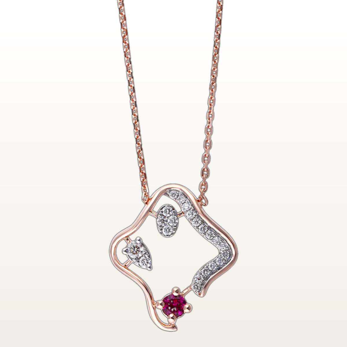 Nishka rose gold diamond    dcpwl 30497