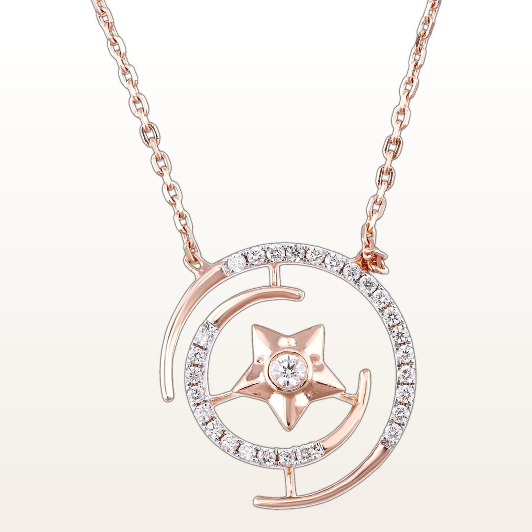 Nishka Rose Gold Diamond  - DCPWL-30509