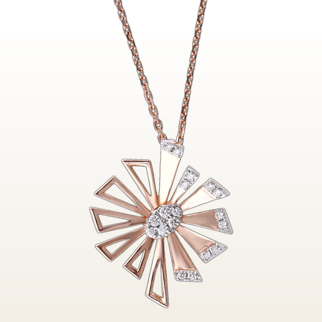 Nishka Rose Gold Diamond  - DCPWL-30511