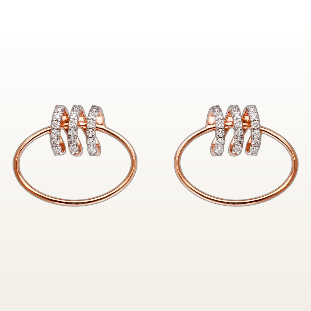 Nishka Rose Gold Diamond  - DERWL-49079