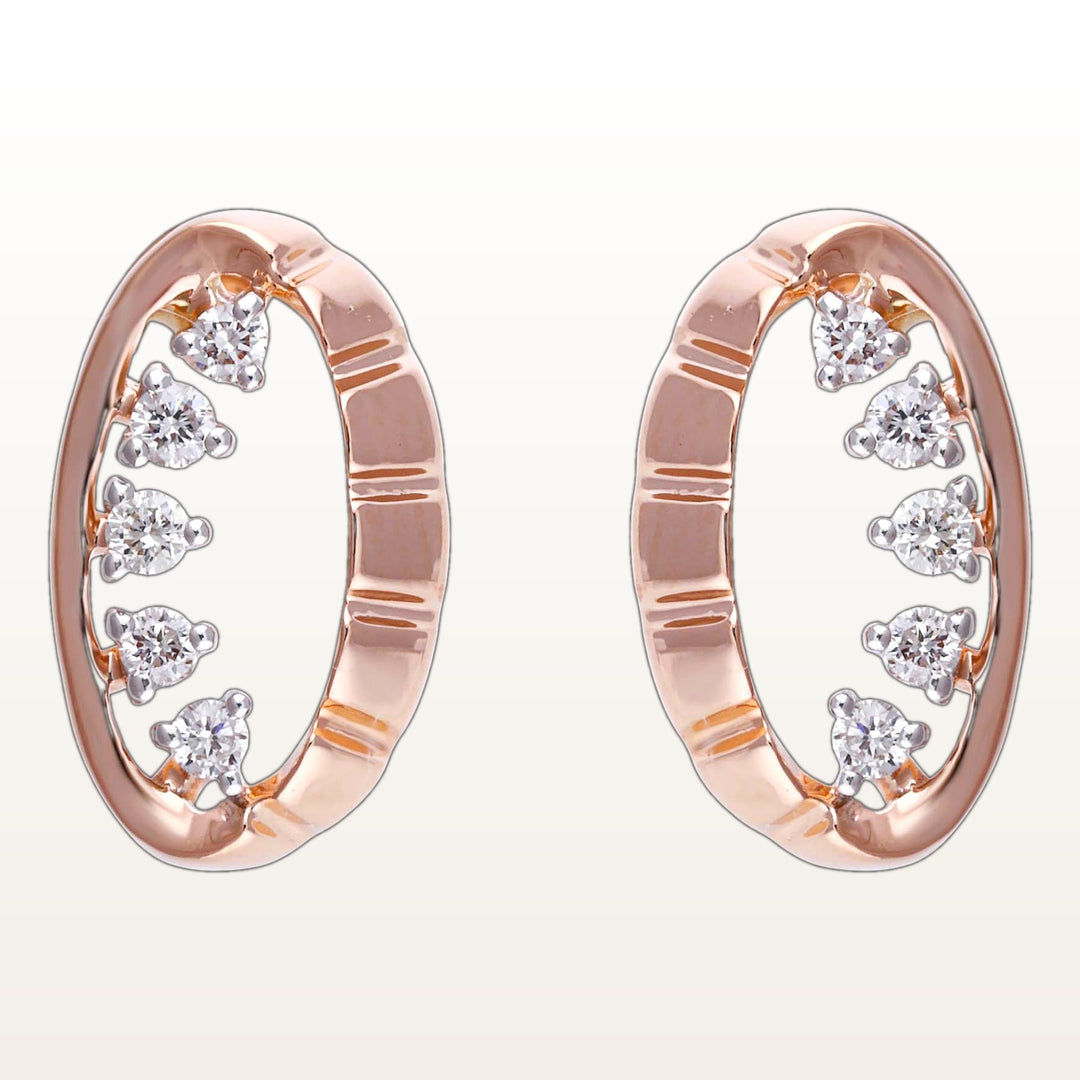 Nishka Rose Gold Diamond  - DERWL-54118