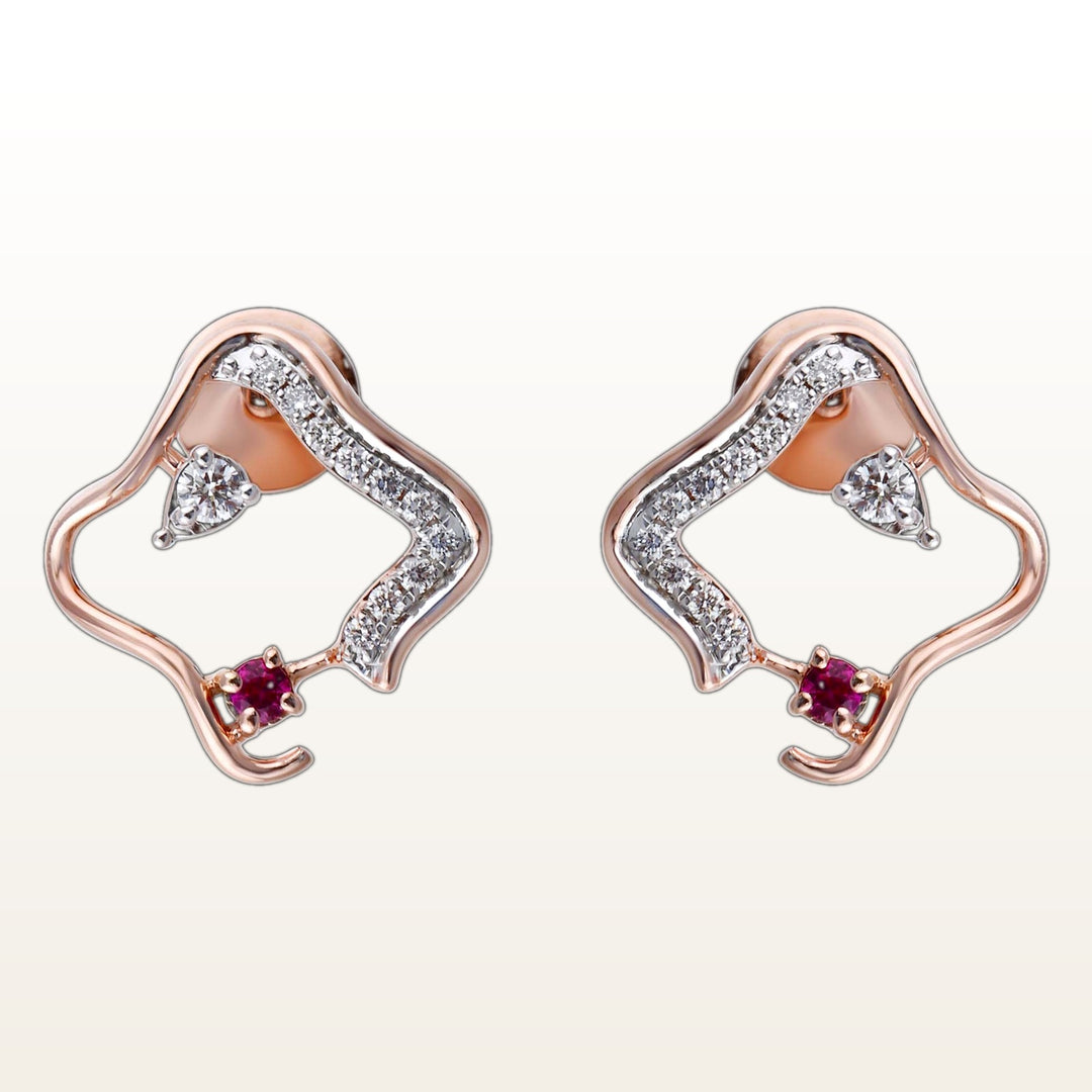 Nishka Rose Gold Diamond  - DERWL-54125