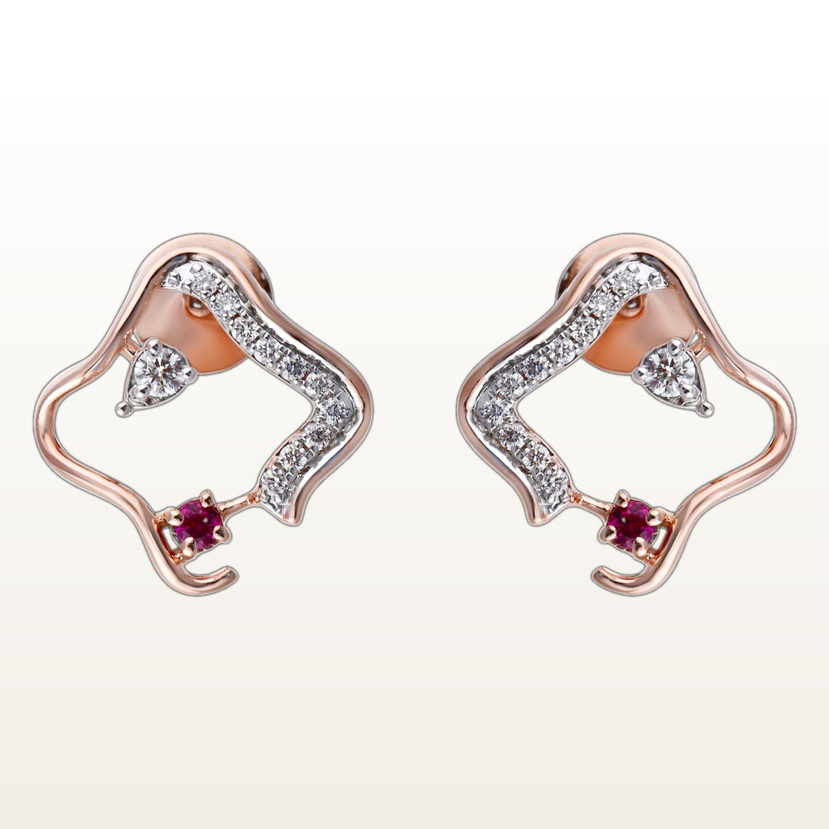 Nishka rose gold diamond    derwl 54125