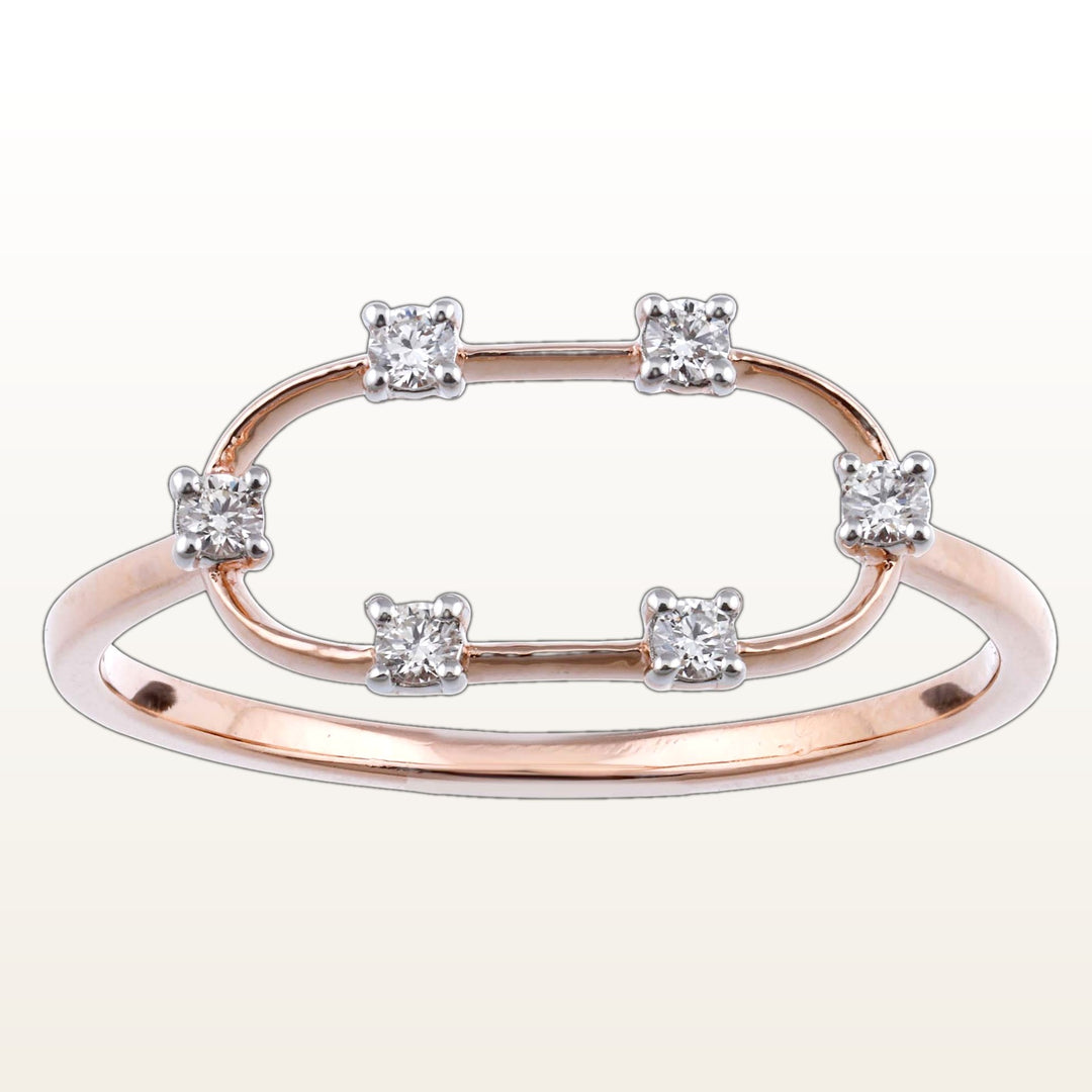 Nishka Rose Gold Diamond  - DFRWL-19480