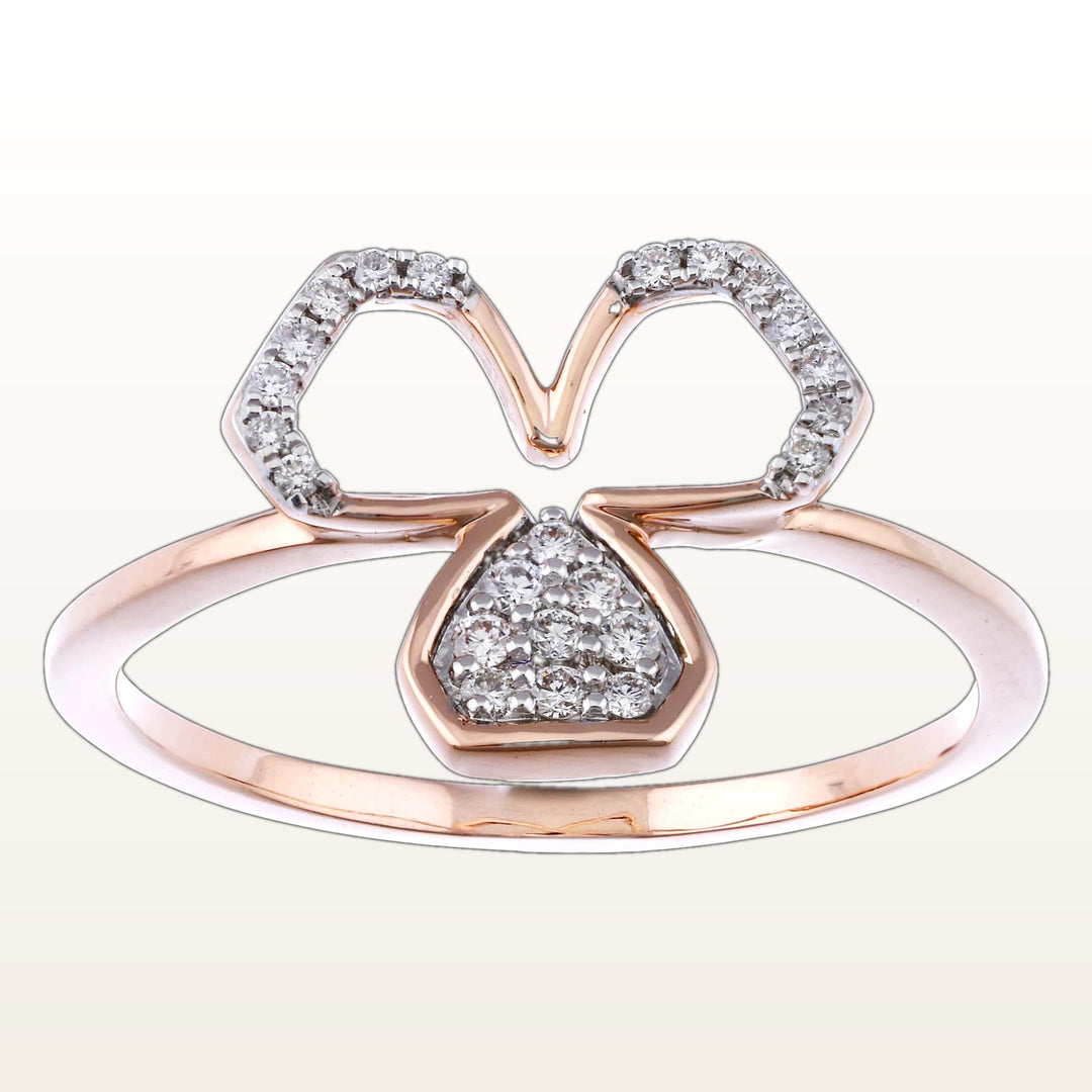 Nishka Rose Gold Diamond  - DFRWL-19498