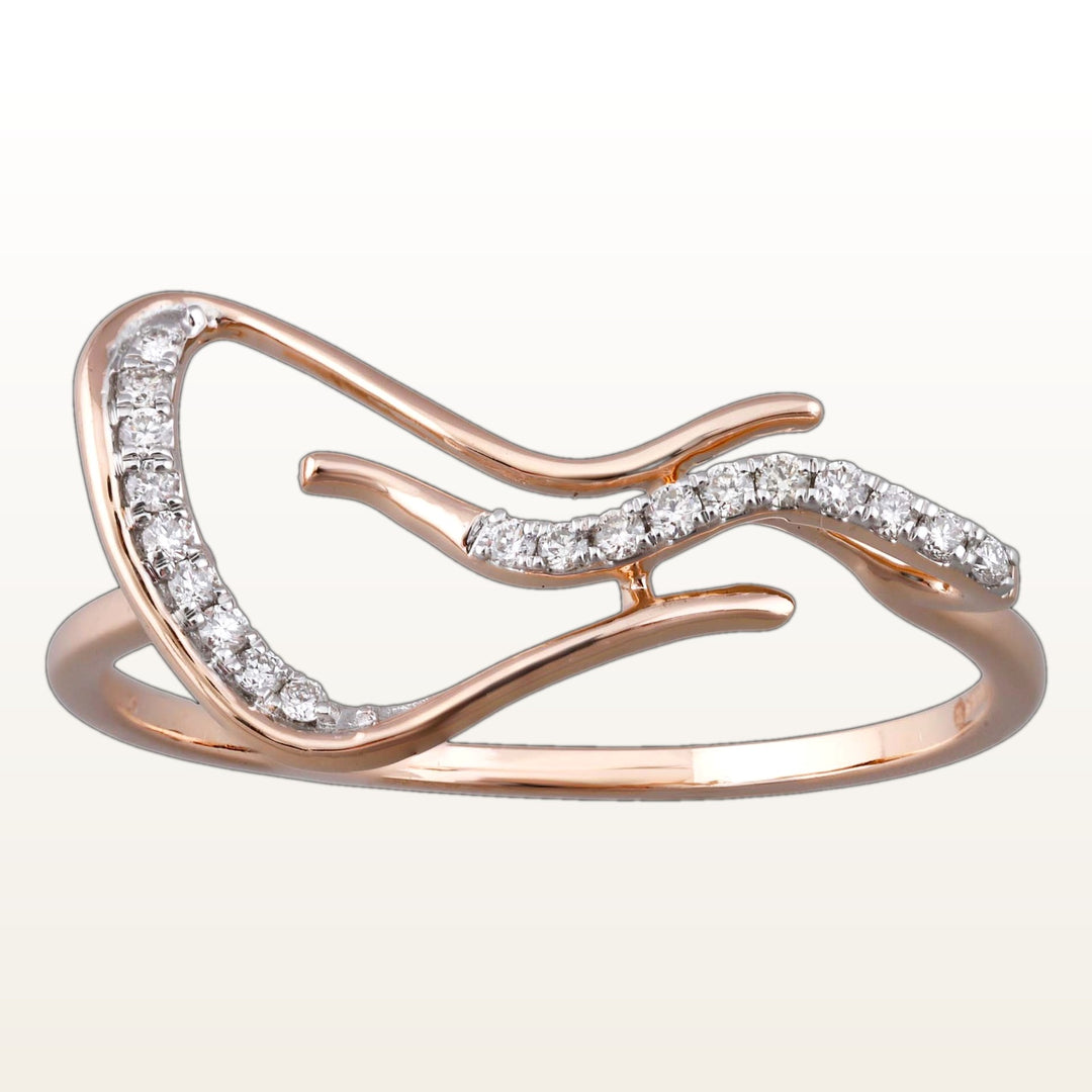 Nishka Rose Gold Diamond  - DFRWL-19512
