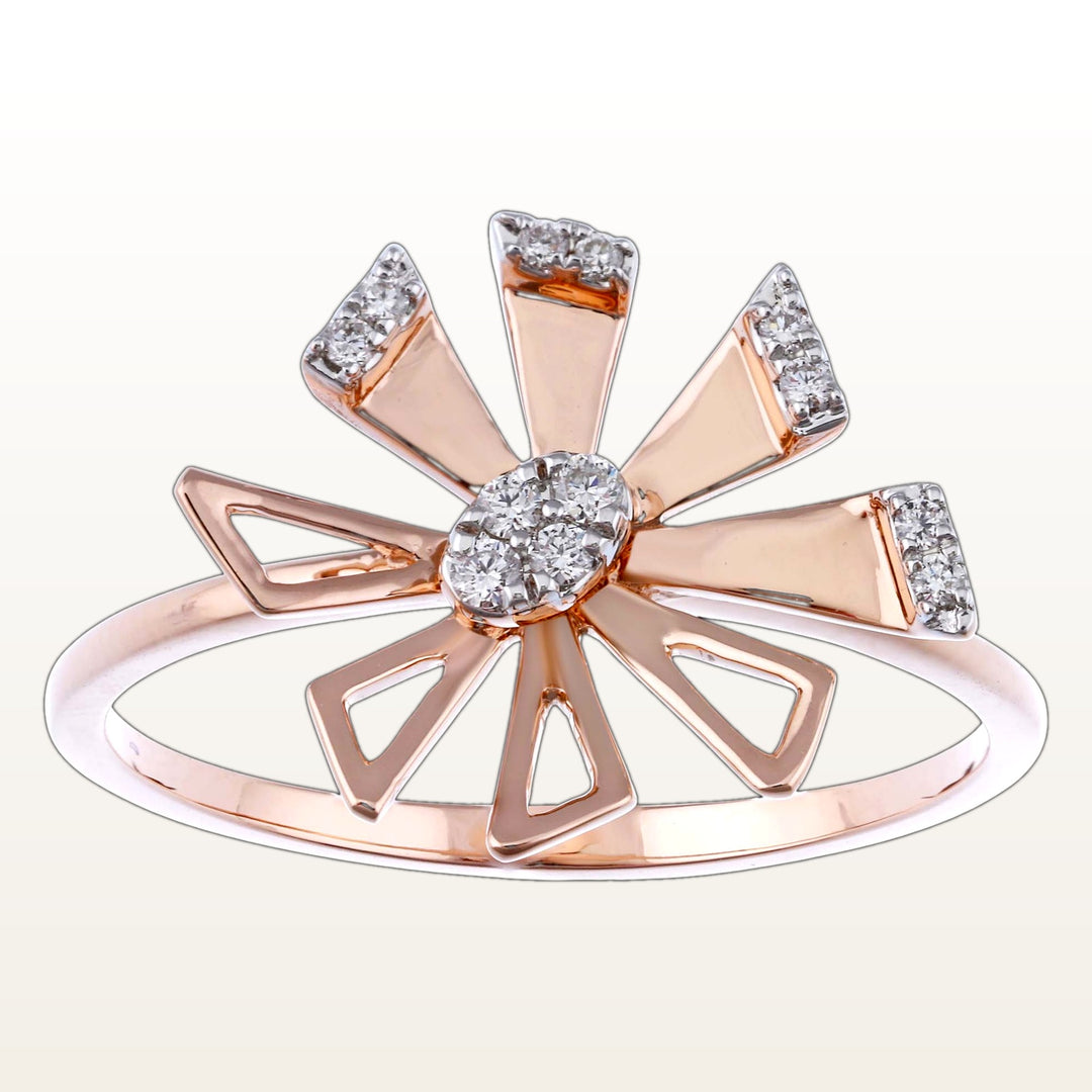 Nishka Rose Gold Diamond  - DFRWL-19515